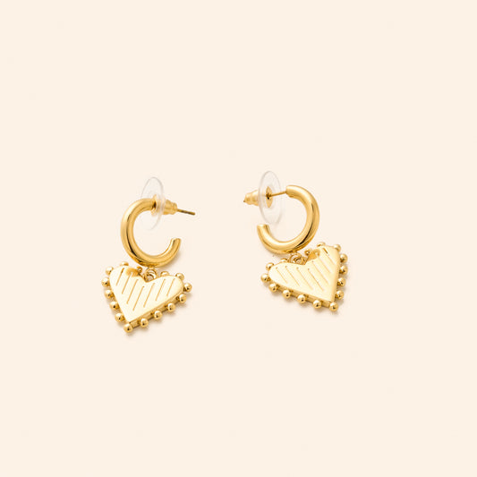 The Natalie Heart Earrings